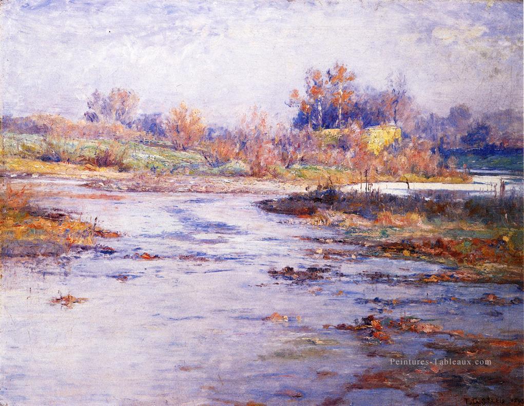 Mystérieuse Impressionniste Indiana paysages Théodore Clement Steele Peintures à l'huile